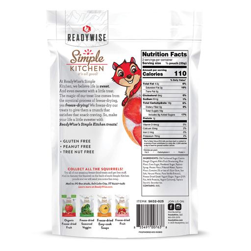 Readywise Strawberry Yogurt Tart 6-Pack - Freeze Dried | Emergency Survival Depot