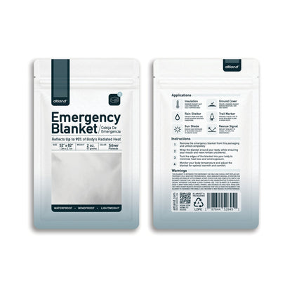 10 Pack Emergency Blankets - Thermal Mylar Survival Blankets | Emergency Survival Depot