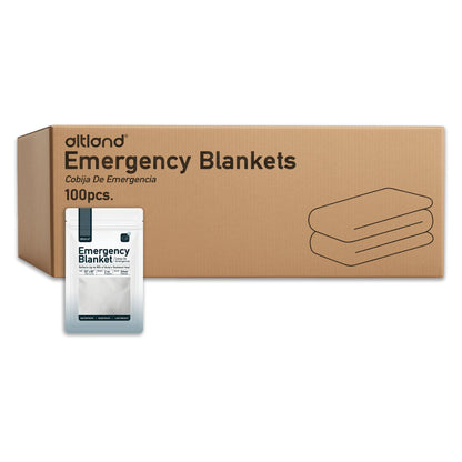 Emergency Thermal Foil Blankets – Lightweight, Waterproof, Heat‑Reflective Survival Blankets (52" x 82")