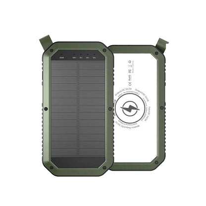 Sun Chaser Mini 10,000mAh Solar Wireless Phone Charger with Dual USB Ports