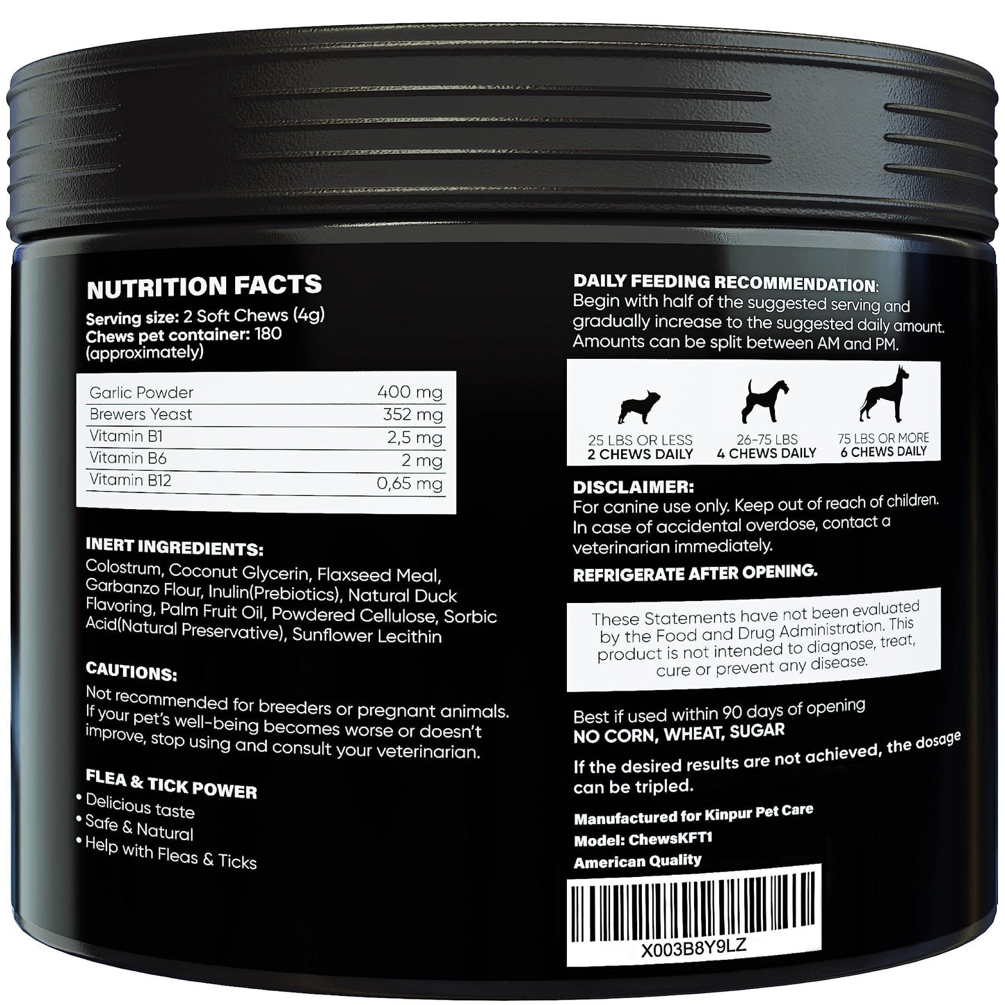 Natural Flea & Tick Chewables for Dogs | Duck Flavor