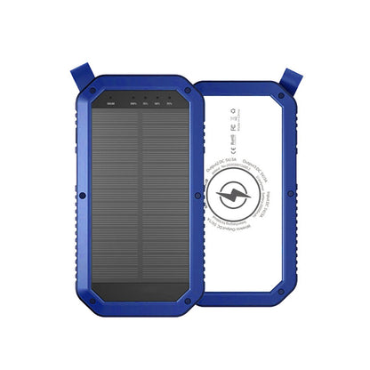 Sun Chaser Mini 10,000mAh Solar Wireless Phone Charger with Dual USB Ports