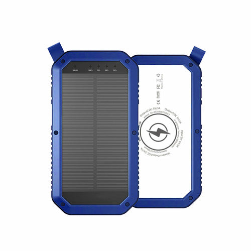 Sun Chaser Mini 10,000mAh Solar Wireless Phone Charger with Dual USB Ports