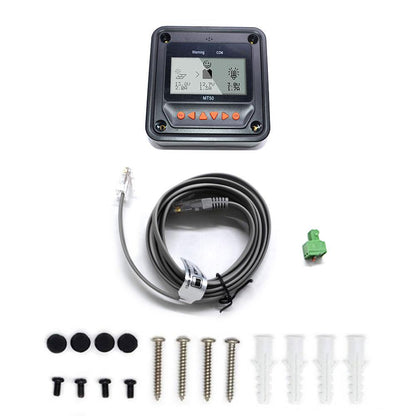 Midas 30A MPPT Solar Charge Controller with MT‑50 Display – 12V/24V Regulator for Off‑Grid Battery Systems