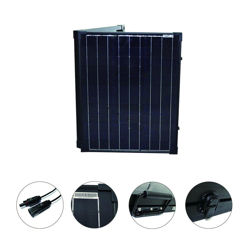 ACOPOWER 100W Portable Monocrystalline Solar Panel Suitcase (No Controller) – Off‑Grid Expansion Panel