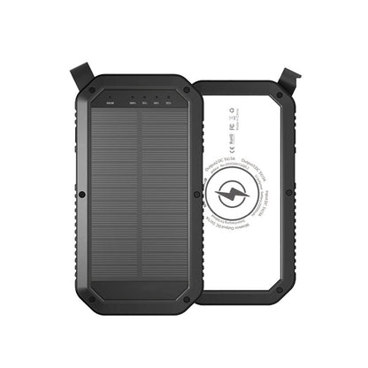 Sun Chaser Mini 10,000mAh Solar Wireless Phone Charger with Dual USB Ports