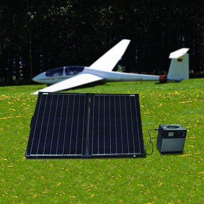 ACOPOWER 100W Portable Monocrystalline Solar Panel Suitcase (No Controller) – Off‑Grid Expansion Panel