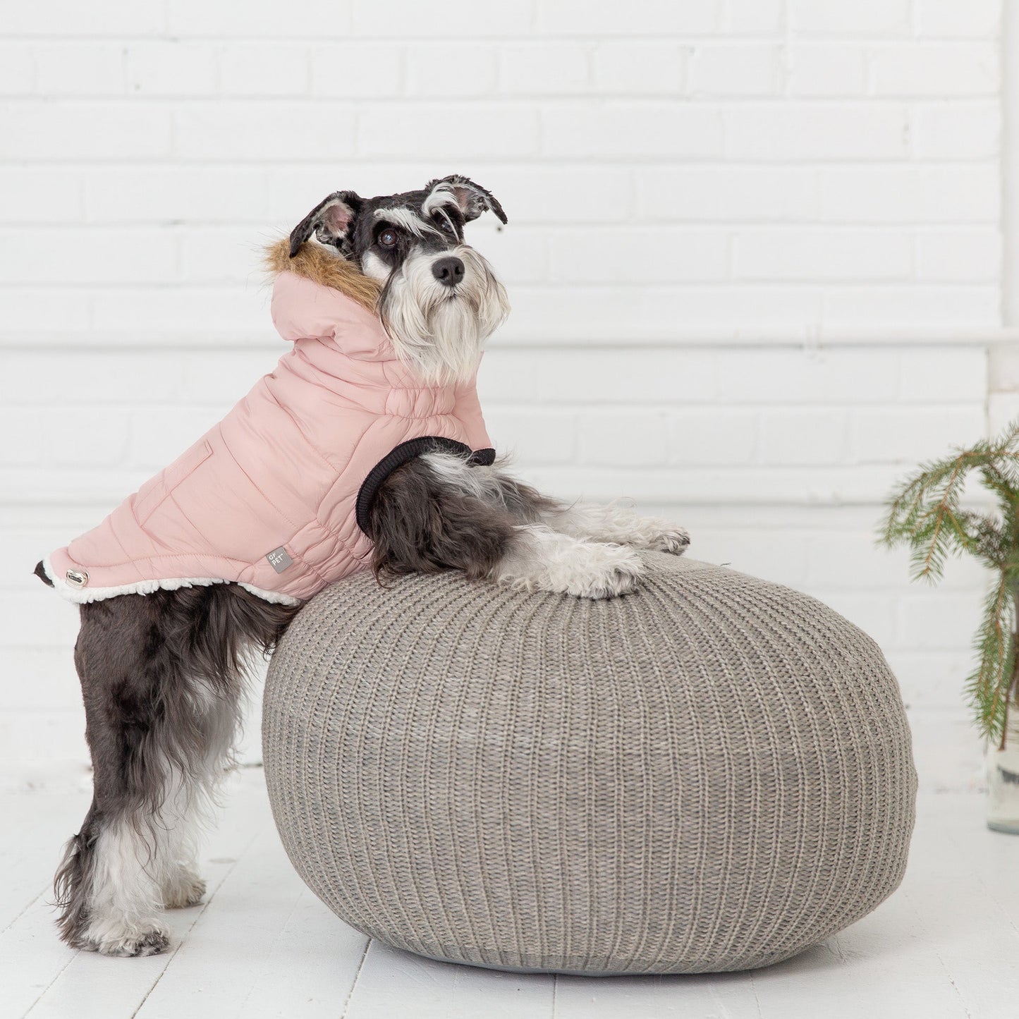 Urban Dog Parka – Pink Waterproof Winter Jacket for Small & Large Breeds