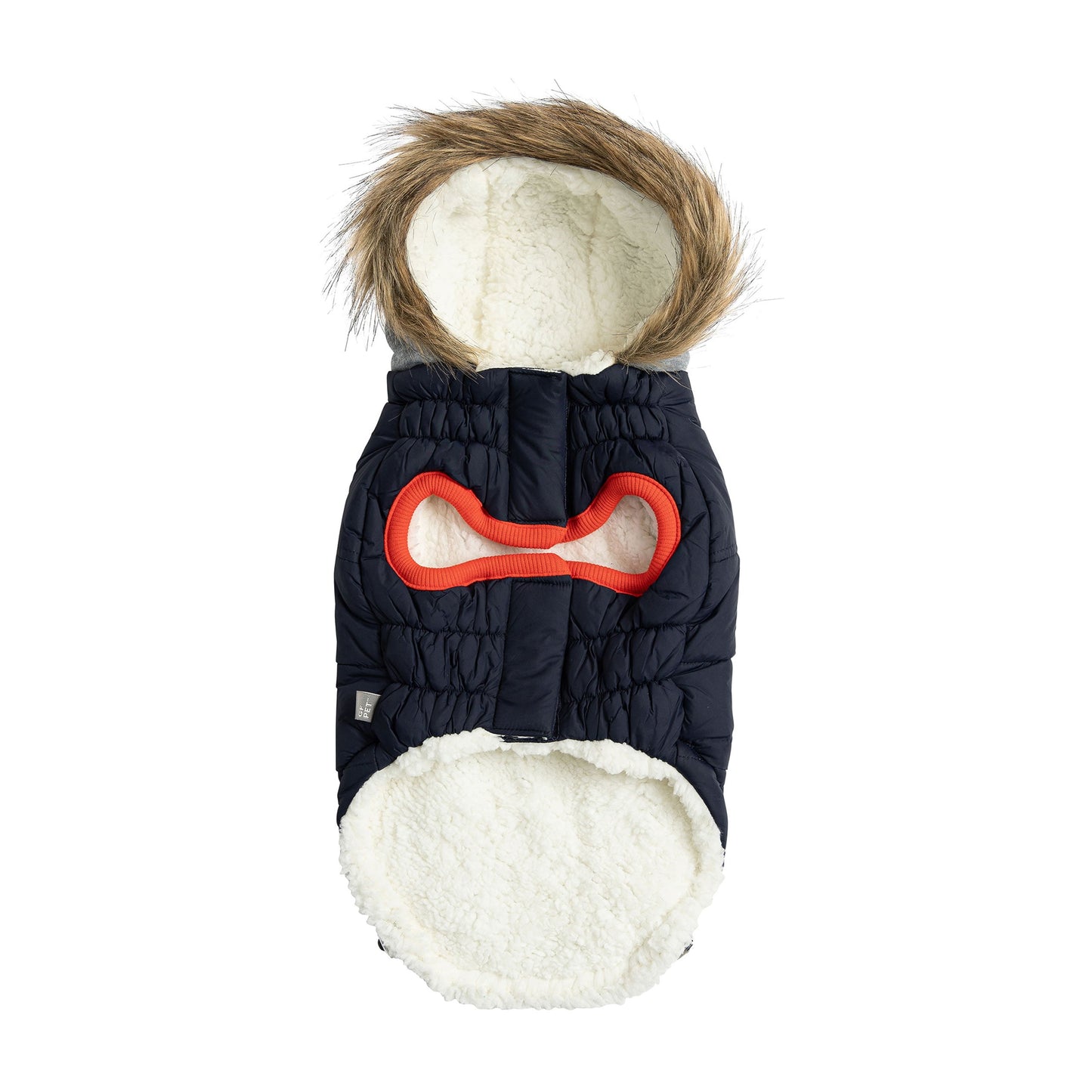 Winter Sailor Dog Parka – Navy Cold‑Weather Insulated Jacket for Small & Large Breeds