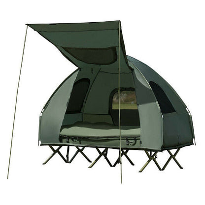5-in-1 2-Person Inflatable Camping Tent with Air Mattress | Waterproof Outdoor Shelter
