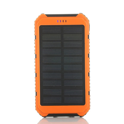 6000mAh Solar Power Bank – Dual USB Portable Charger with Flashlight, Water‑Resistant Design & Universal Compatibility