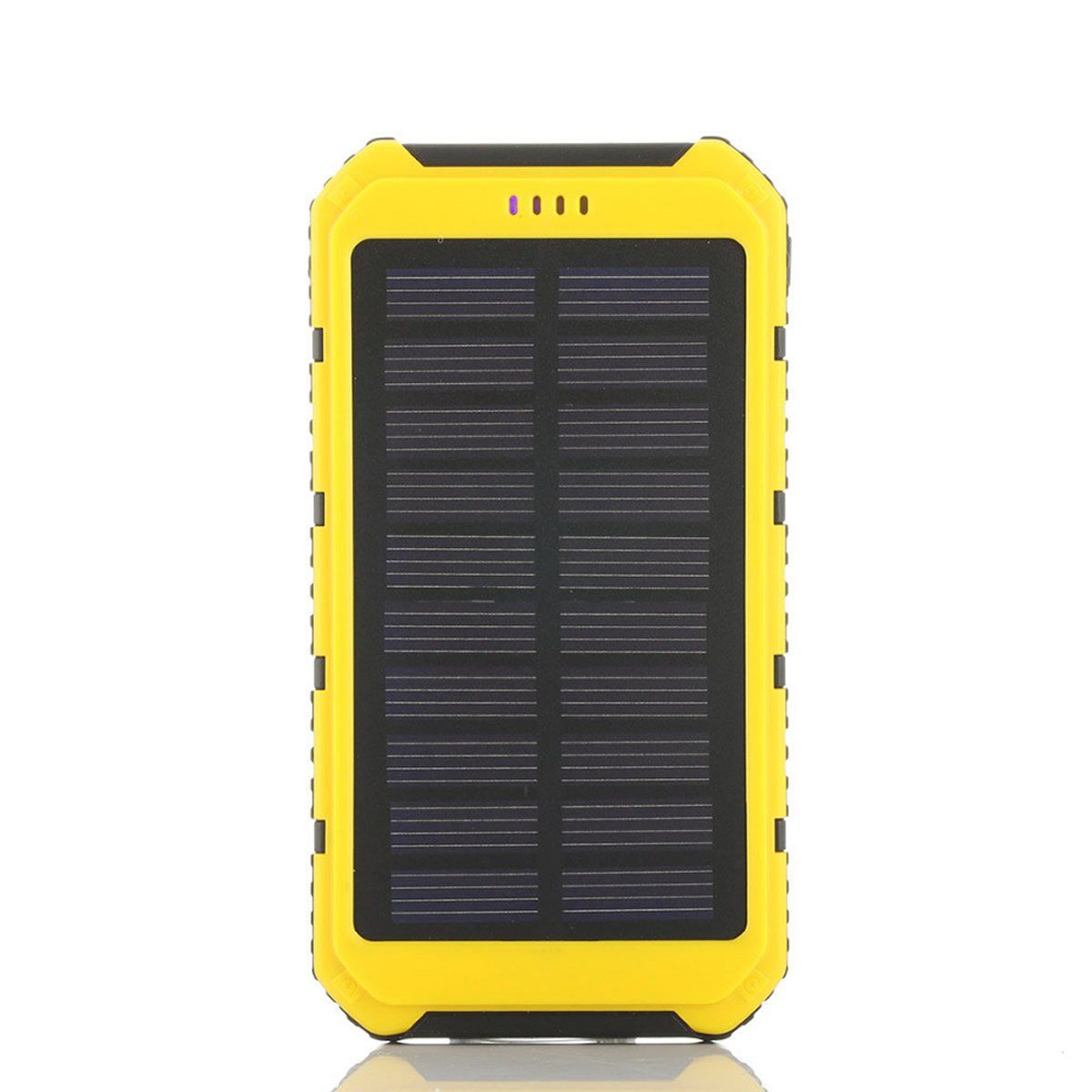 6000mAh Solar Power Bank – Dual USB Portable Charger with Flashlight, Water‑Resistant Design & Universal Compatibility