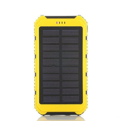 6000mAh Solar Power Bank – Dual USB Portable Charger with Flashlight, Water‑Resistant Design & Universal Compatibility