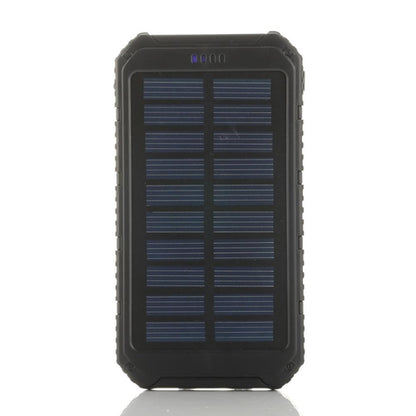 6000mAh Solar Power Bank – Dual USB Portable Charger with Flashlight, Water‑Resistant Design & Universal Compatibility