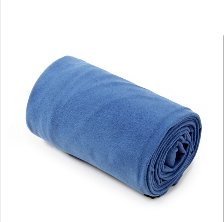 Polar Fleece Camping Sleeping Bag – Lightweight, Warm, Portable Winter Sleeping Bag with Compression Sack