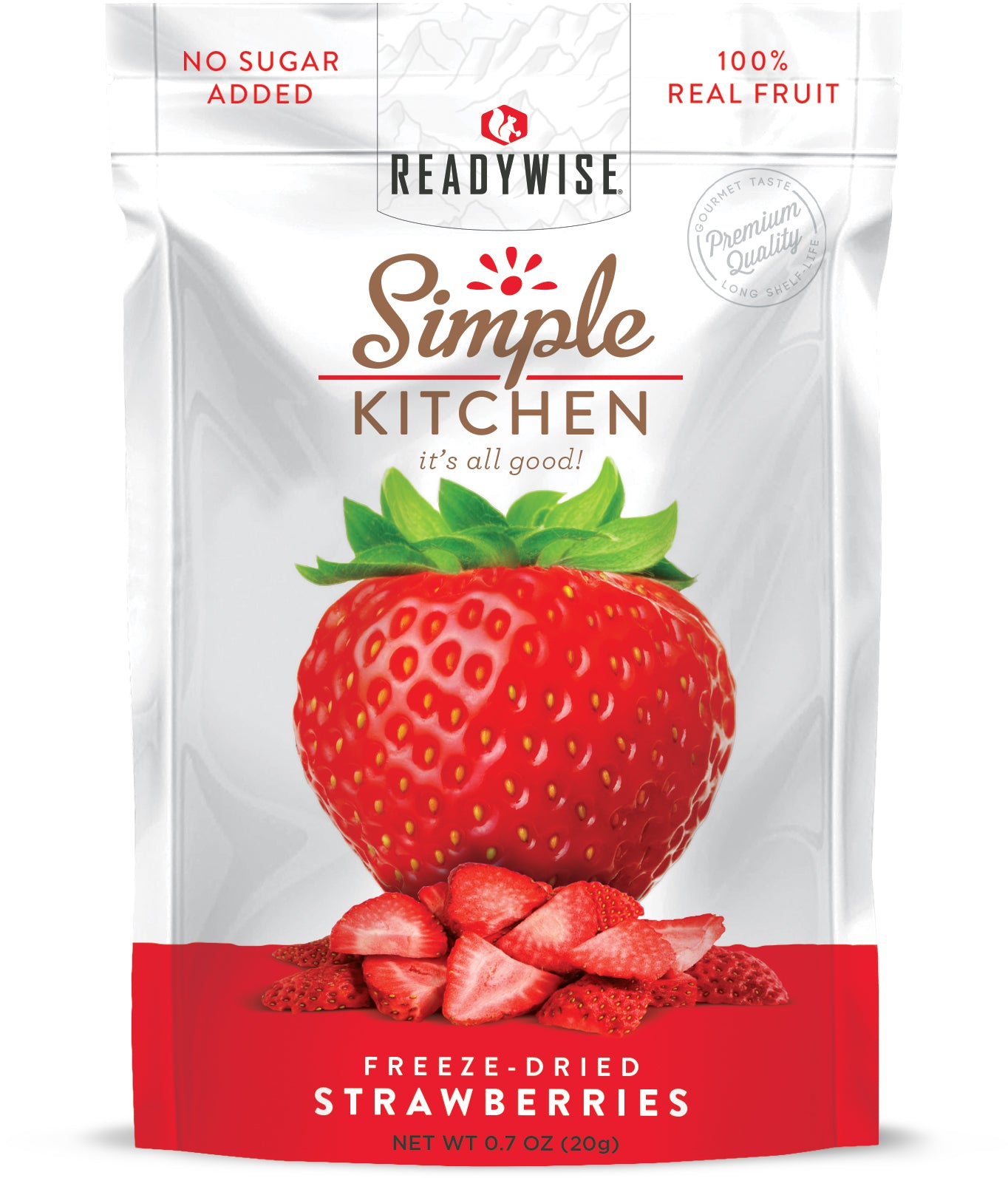 Readywise Freeze Dried Strawberries 6-Pack | Emergency Survival Depot