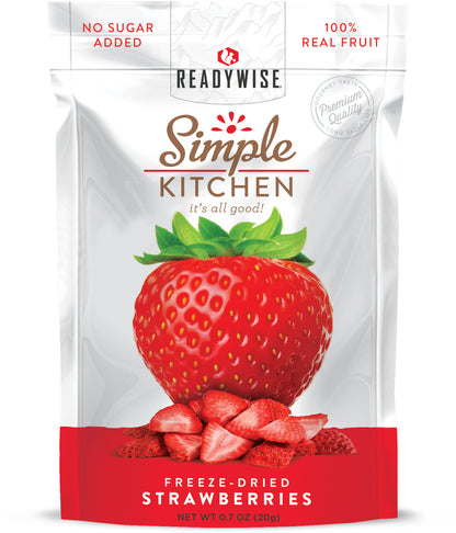 Readywise Freeze Dried Strawberries 6-Pack | Emergency Survival Depot