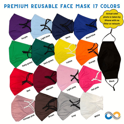Premium 3D Cotton Face Masks – Breathable, Reusable & Cricut Friendly | Emergency Survival Depot