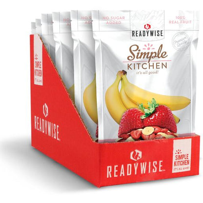 Readywise Freeze Dried Strawberries & Bananas 6-Pack | Emergency Survival Depot