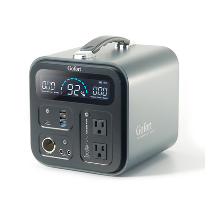 Gofort UA550 Portable Power Station – 550Wh Solar Generator with 1200W AC Output, MPPT Fast Charging & Smart Frequency Control