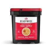 ReadyWise 52-Serving Prepper Pack | Emergency Food Bucket
