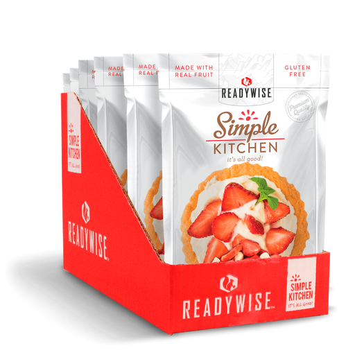 Readywise Strawberry Yogurt Tart 6-Pack - Freeze Dried | Emergency Survival Depot