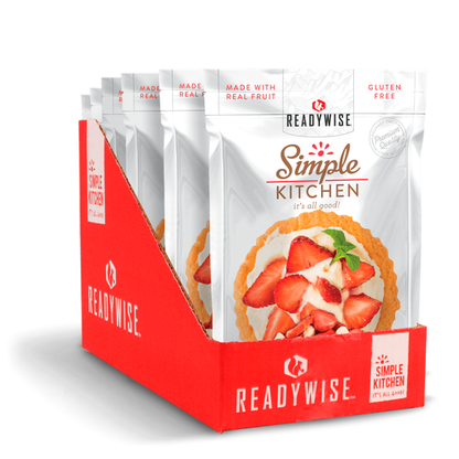 Readywise Strawberry Yogurt Tart 6-Pack - Freeze Dried | Emergency Survival Depot
