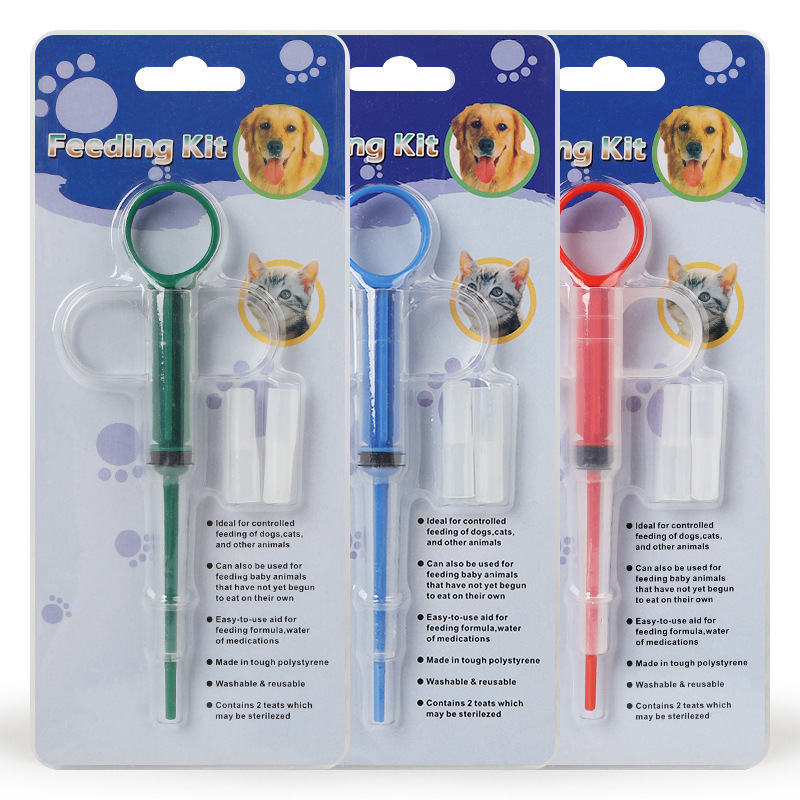 Leakproof Pet Feeding Syringe – Portable Liquid & Pill Dispenser for Puppies, Kittens & Small Animals