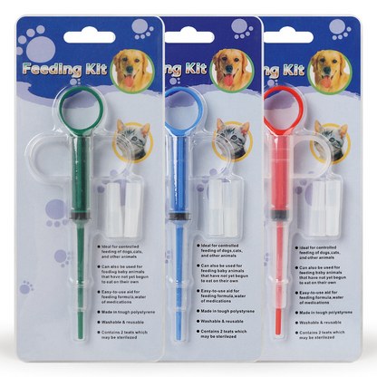 Leakproof Pet Feeding Syringe – Portable Liquid & Pill Dispenser for Puppies, Kittens & Small Animals