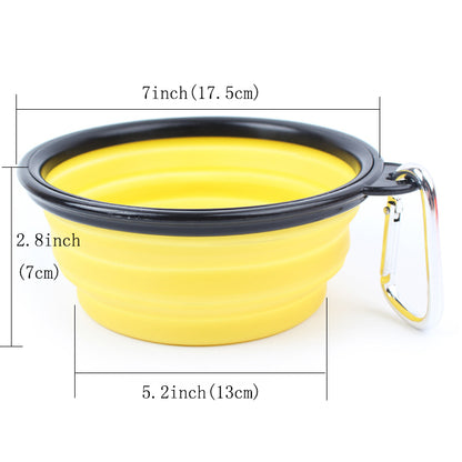 1000ml Collapsible Pet Travel Bowl | Portable Dog & Cat Bowl