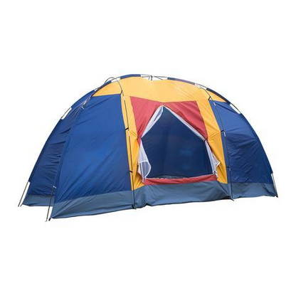 6–8 Person Family Camping Tent – Waterproof, UV‑Resistant, Lightweight Shelter with Mesh Windows & Carry Bag