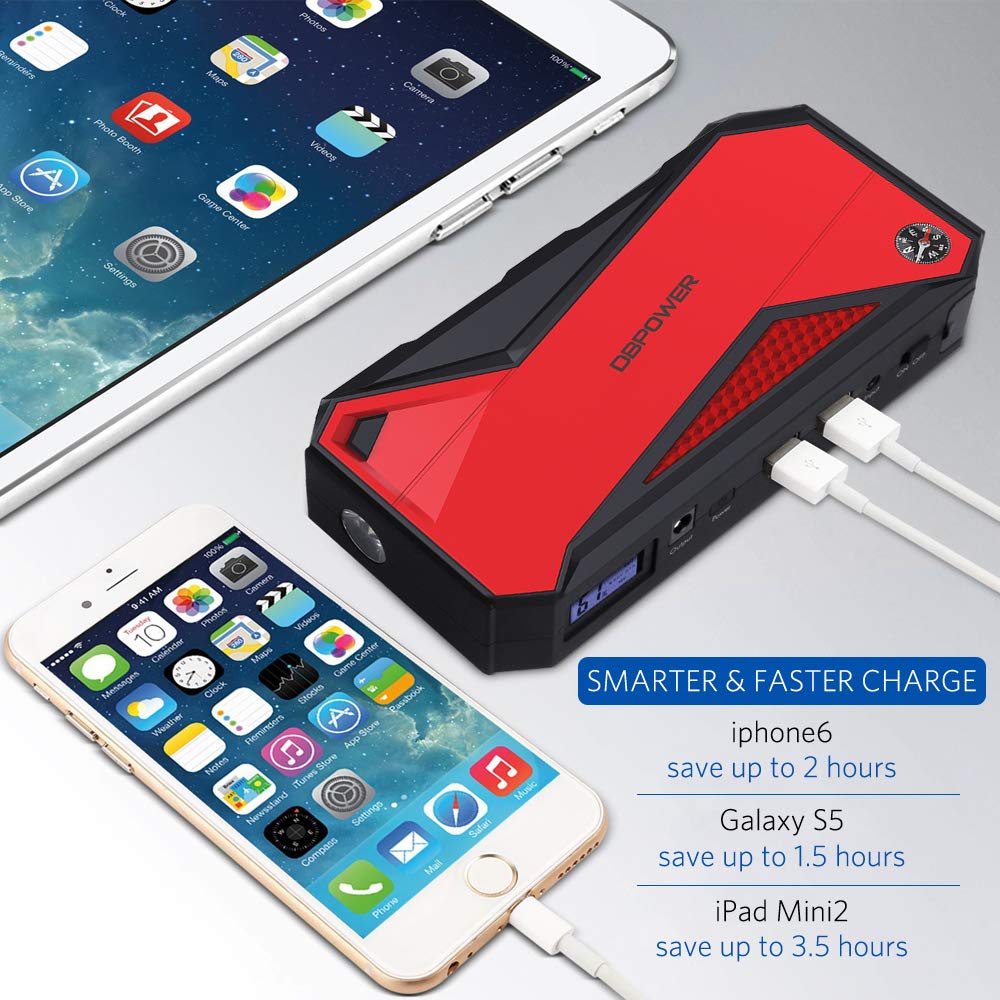 800A 18000mAh Portable Car Jump Starter & Power Bank | Emergency Survival Depot
