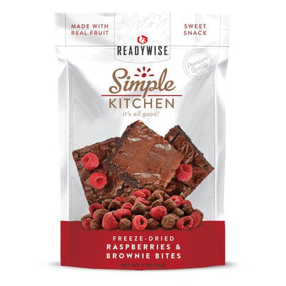Readywise Raspberry & Brownie Bites 6-Pack - Freeze Dried | Emergency Survival Depot
