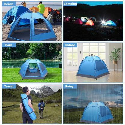 Automatic Pop‑Up Family Camping Tent – Instant Setup, Spacious Interior & Weather‑Resistant Design