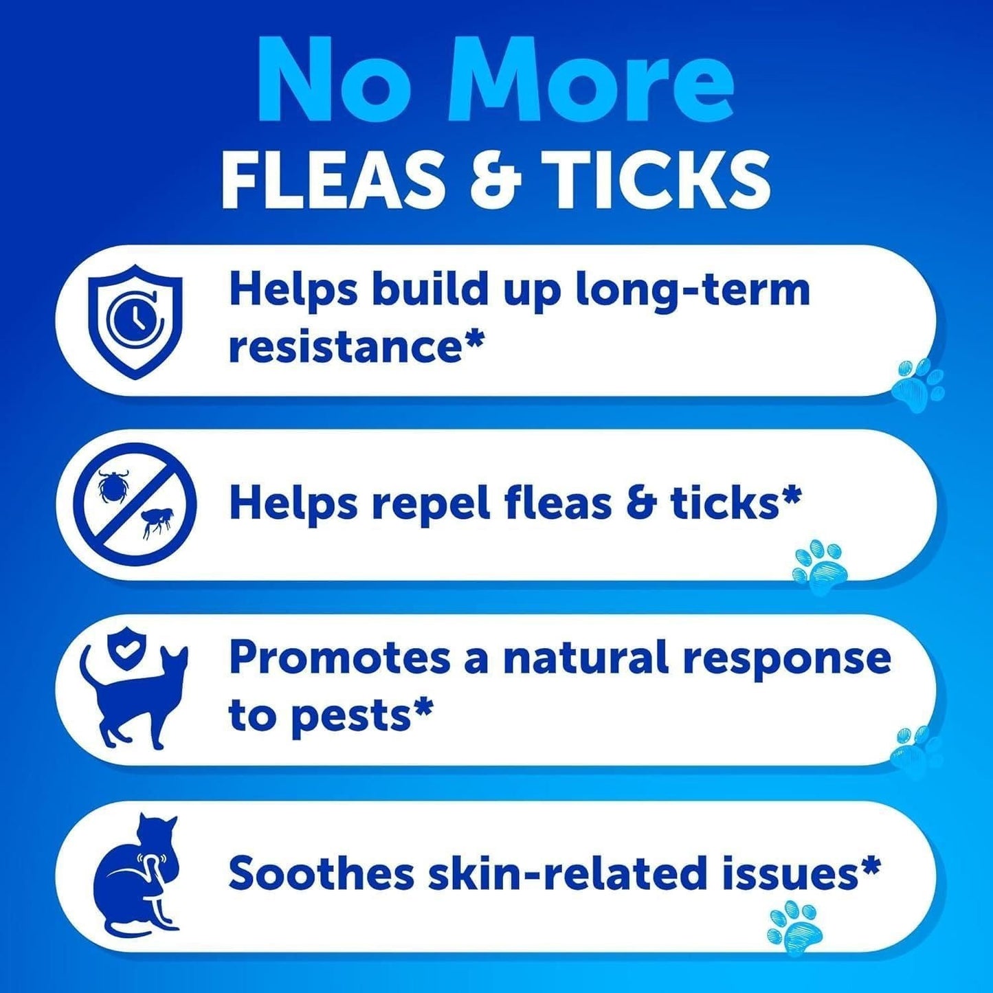 Natural Flea & Tick Chews for Cats | Daily Immune Support