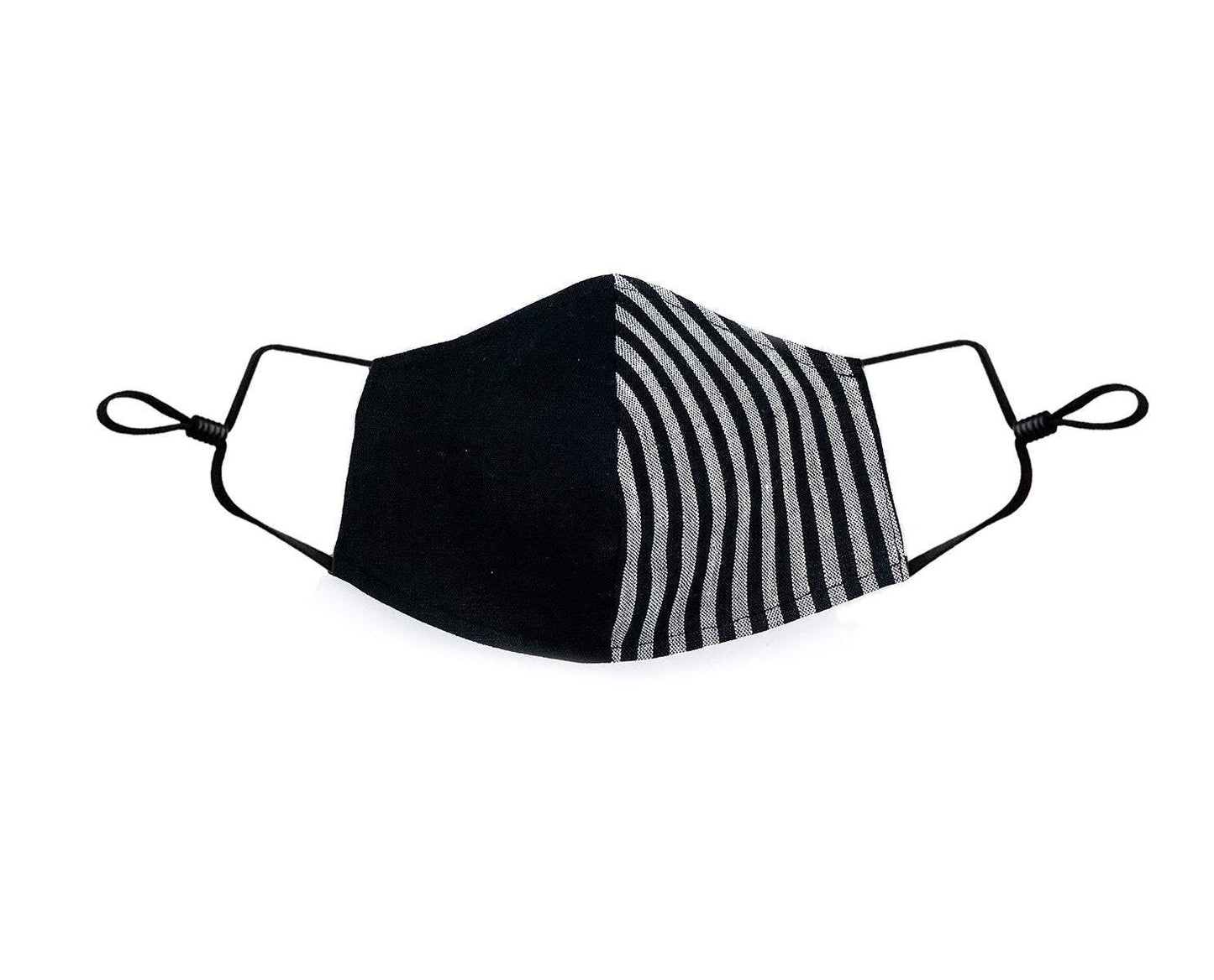 Handmade Organic Linen Face Mask – Breathable, Washable, Adjustable Fit, Made in USA