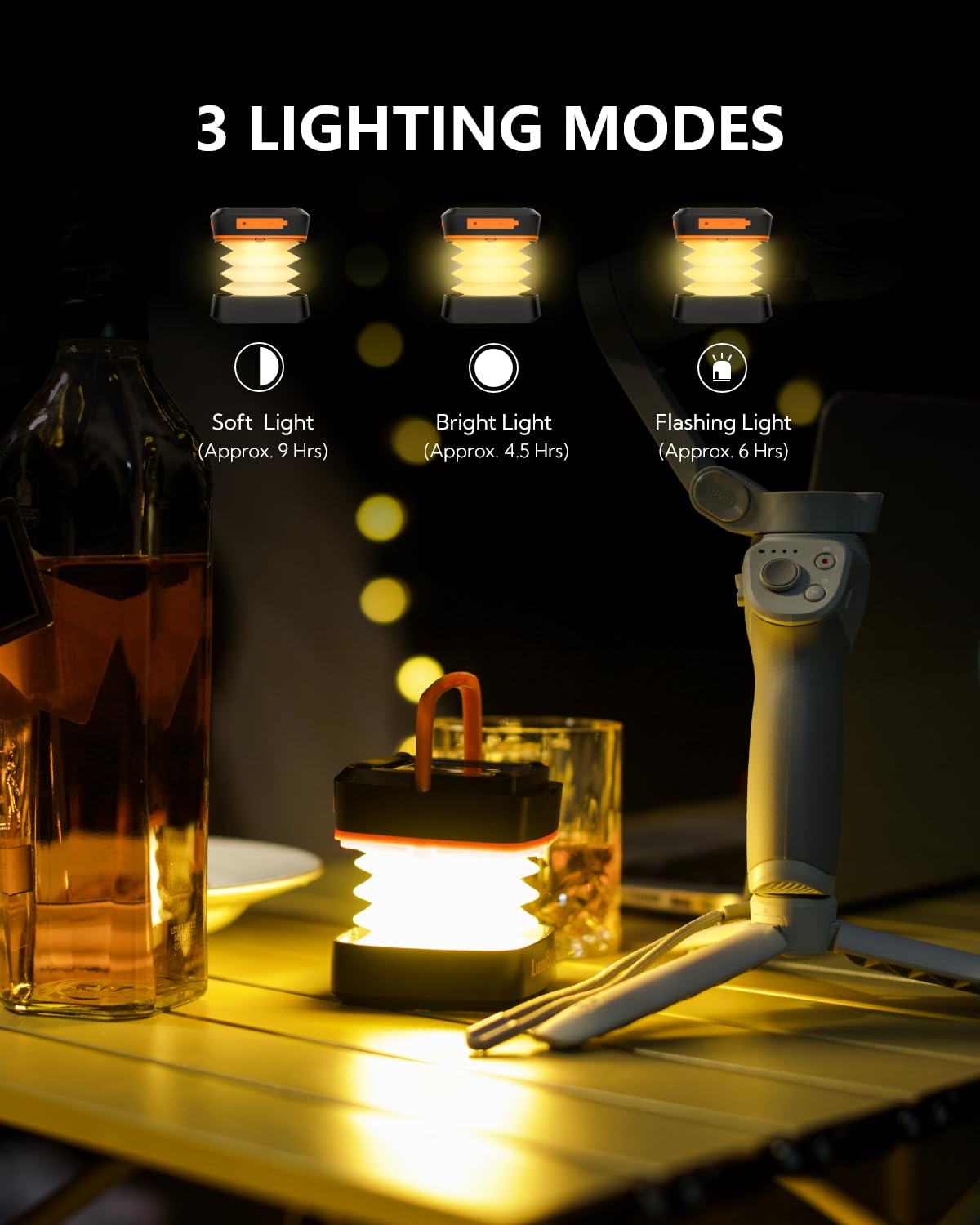 LUM Light Solar Lantern - 2-in-1 Foldable Camping Lantern & Flashlight | Emergency Survival Depot