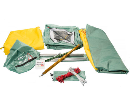 Night Sky 2‑in‑1 Backpacking Tent – Convertible 3‑Person/4‑Person Lightweight Camping Shelter