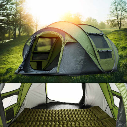 4–5 Person Automatic Pop‑Up Tent – Large Capacity Instant Camping Shelter for Families